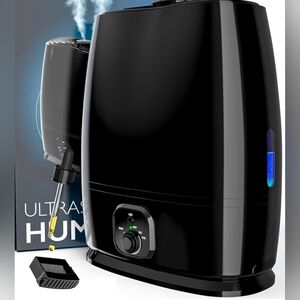 Everlasting Comfort 6L Humidifiers for Bedroom, Quiet 50HR Runtime No-Filter